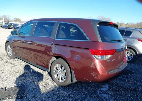 2016 Honda Odyssey Ex-L z USA, uszkodzony, nr VIN 5FNRL5H64GB150998